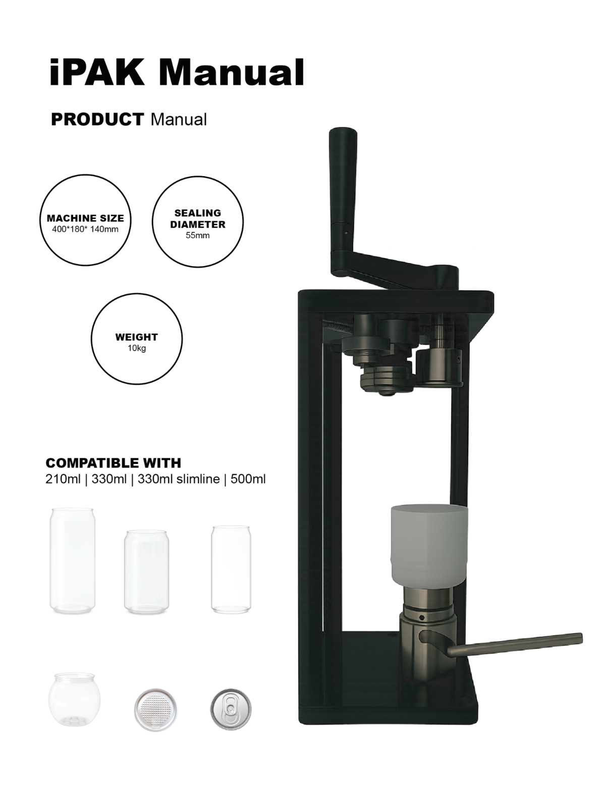Manual Can Sealer Machine