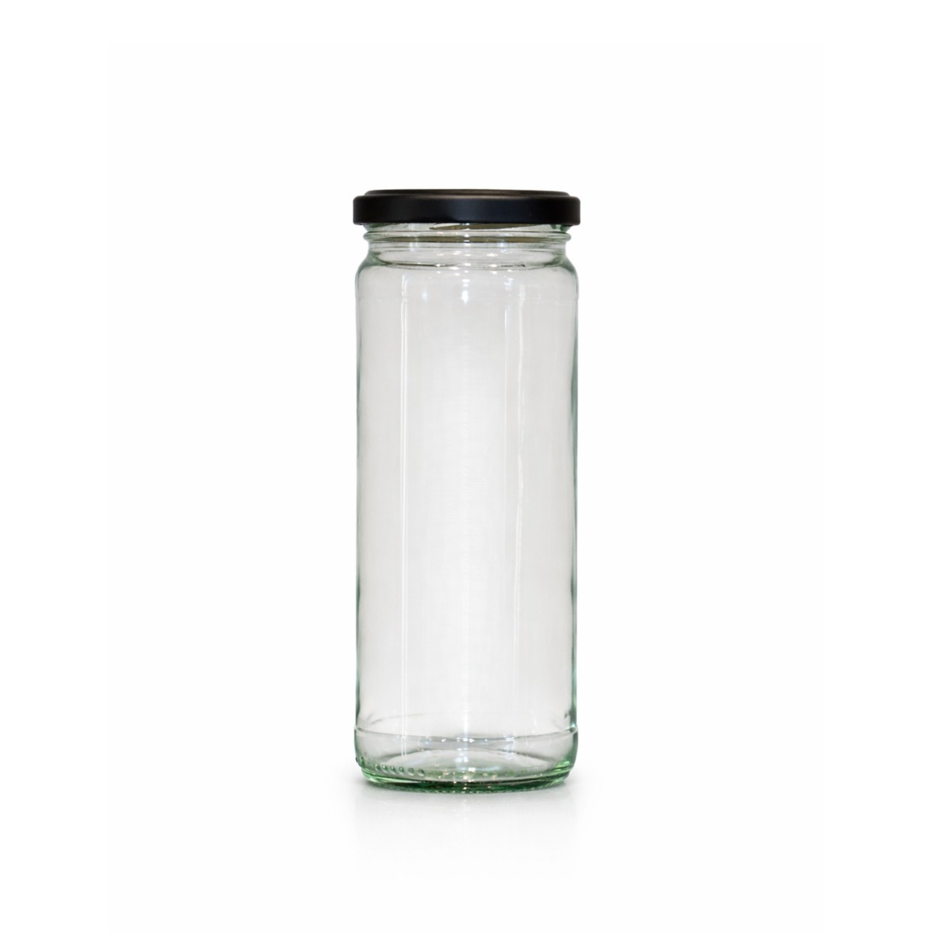 Glass Can 476ml with Lid (Box of 12)