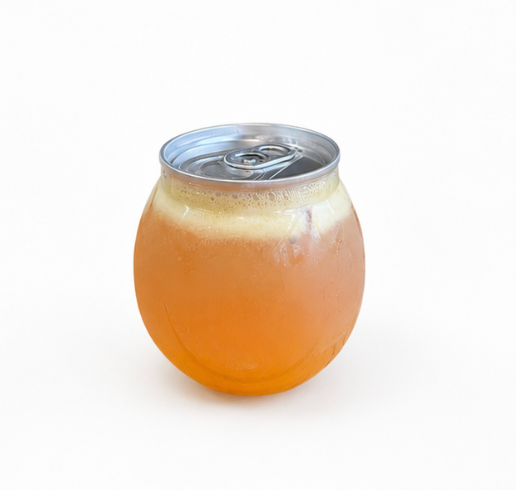 Unbranded PET Cans 210ml with O-Ring Lid (Box of 200)