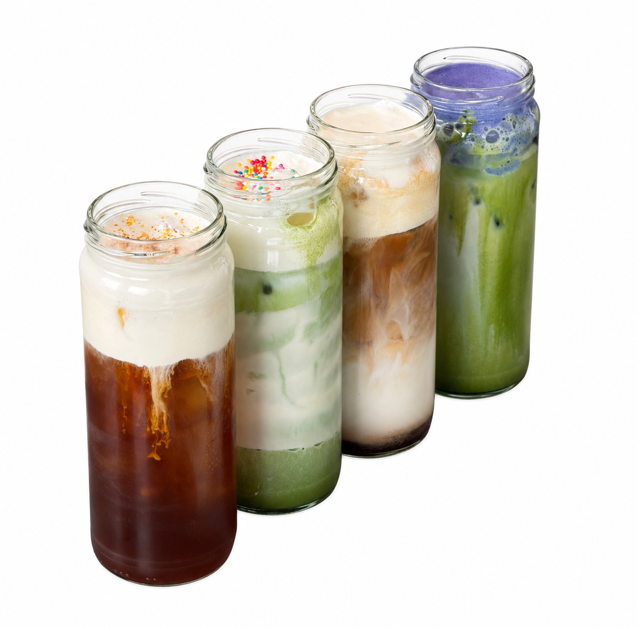 Glass Can 467ml with Lid (Box of 12)